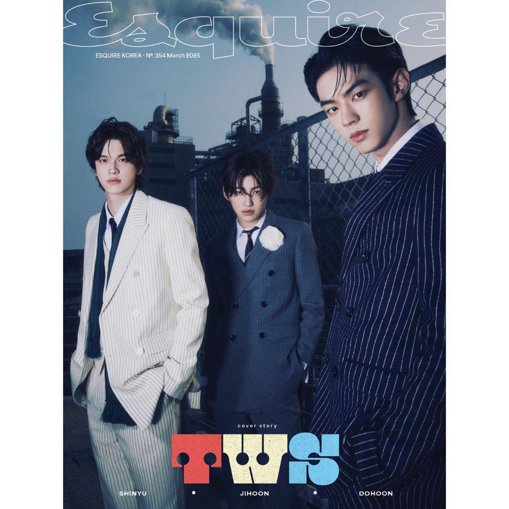 ESQUIRE Korea 2025 March TWS, A2O Rookies, K POP, KSTAR, KFASHION, KBEAUTY
