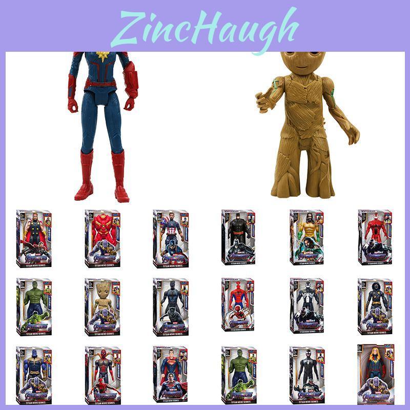 Spiderman Thor Thanos Captain Hulk Iron Man Venom Ronin Groot Action Toys Figure