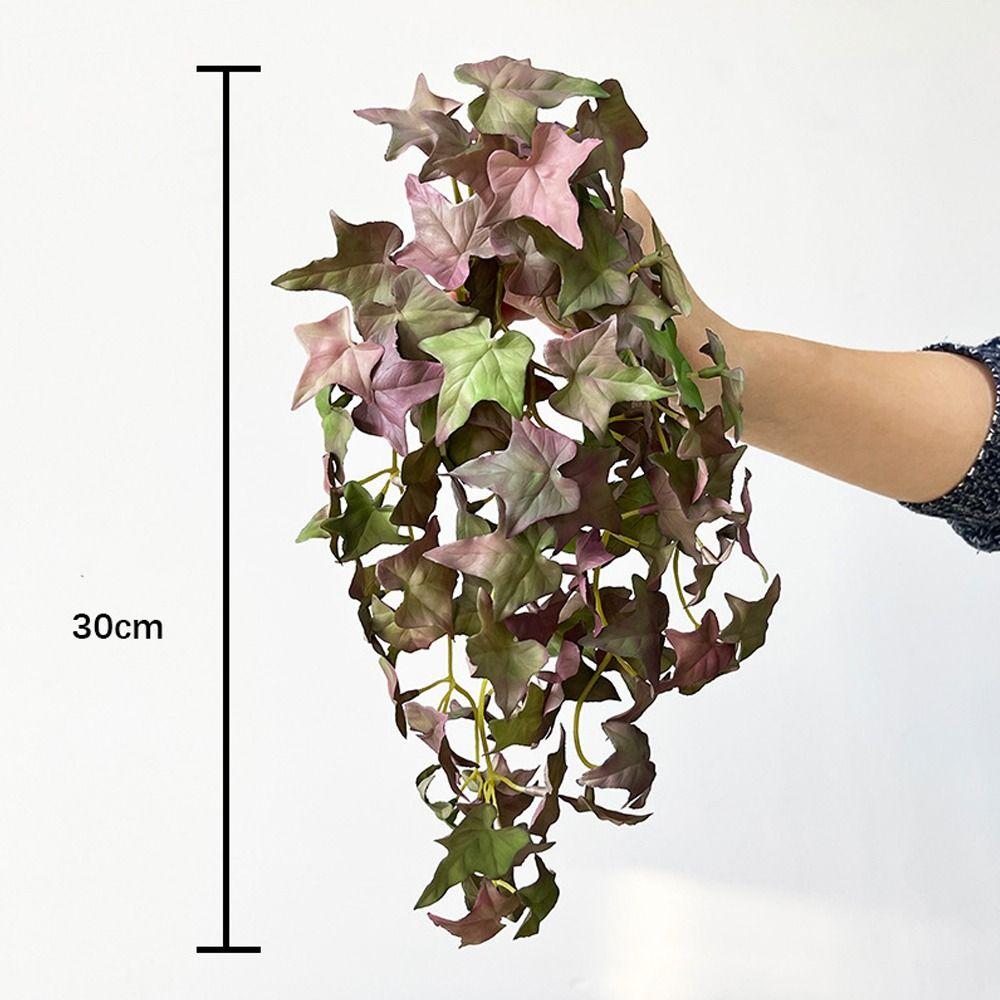 Handmade Artificial Copper Coin Grass Plants Soft Mini Bouquet Fake Ivy Leaf Leaves  Office