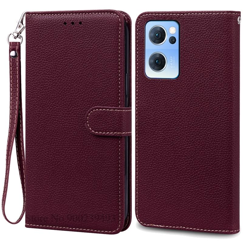 Чехол Reno7 для OPPO Reno 7 4G, мягкий силиконовый чехол-кошелек из кожи, флип-чехол для OPPO Reno 7 5G, чехол для телефона Reno 7 Pro 5G, чехол Funda