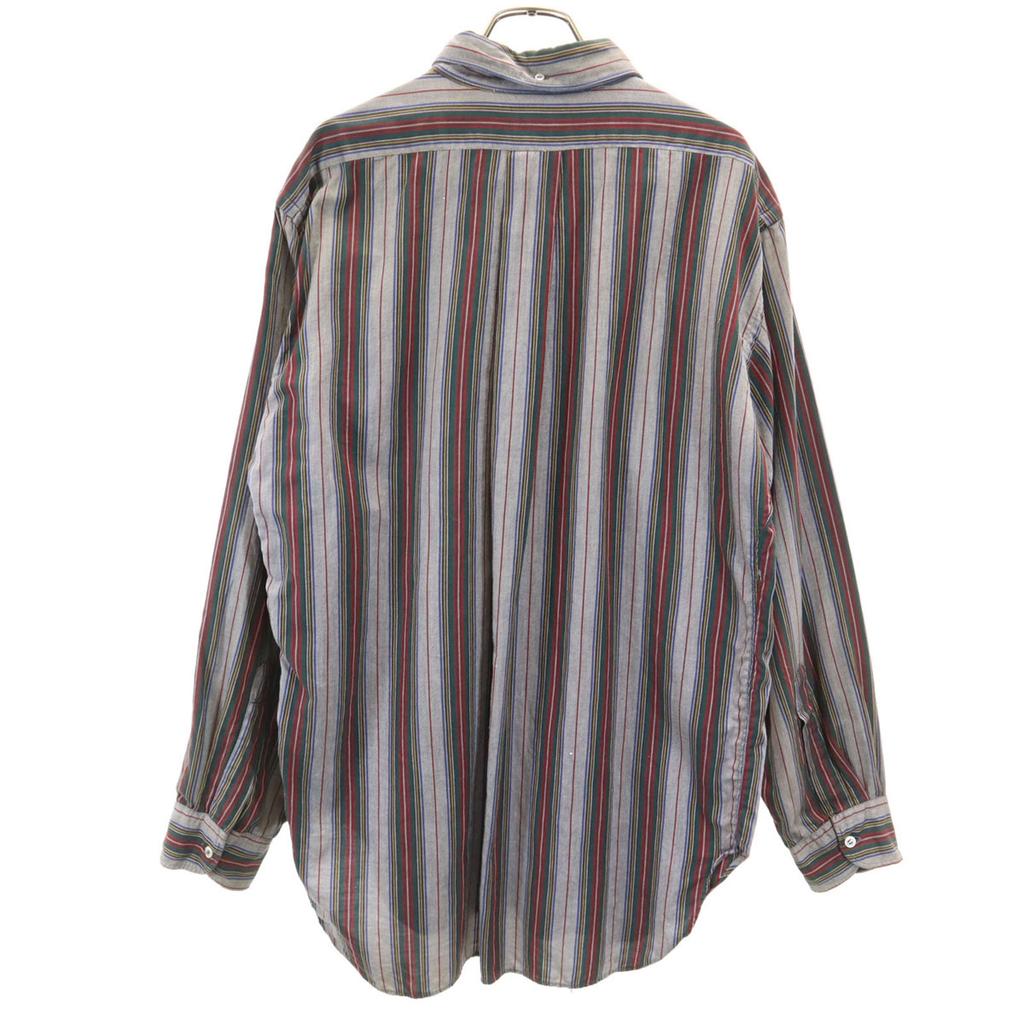 РУБАШКА SOFT TOUCH 60-х годов винтажная В полоску С длинным рукавом На пуговицах Мужская Б/у