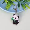 Cartoon Panda Panda Acrylic Keychain Animal Panda Keyring Cartoon Panda Pendant  Schoolbag Pendant