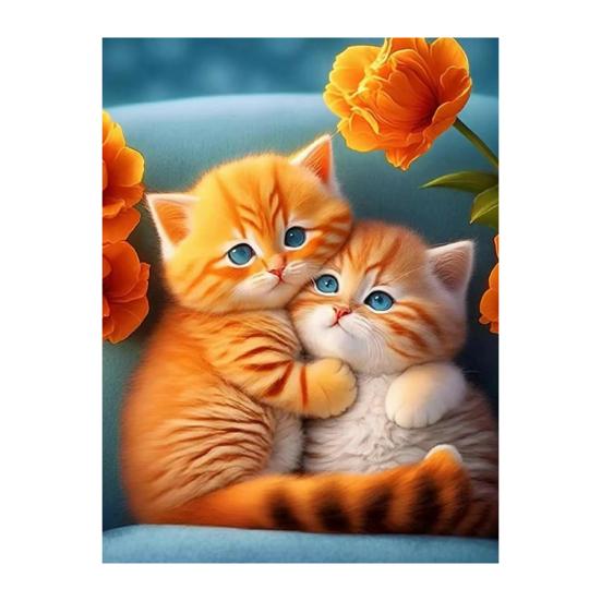 1 комплект, мультяшный кот, стразы, картина с холстом, инструменты для сверления, 5D полная дрель, сделай сам, поделки, горный хрусталь, художественный комплект для рисования, украшения для начинающих, взрослых