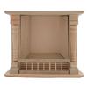 1:12 Scale Doll House Fireplace Decoration Wooden Dollhouse Furniture Miniature Dollhouse Fireplace