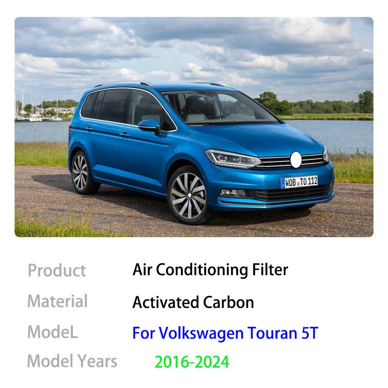 Фильтр кондиционера для Volkswagen VW Touran 5T MK2 2016 2017 2018 2019 2020 2024 2024 2024 2024 5Q0819653 Автоаксессуары