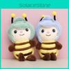 Delightful Plush Bee Character Keychain For Girls Fashionable Cute Bag Accessory