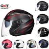 GXT Helmet Motorcycle Helmet Electric Vehicle Double Lens Half Helmet Four Seasons Cover Type Helmet