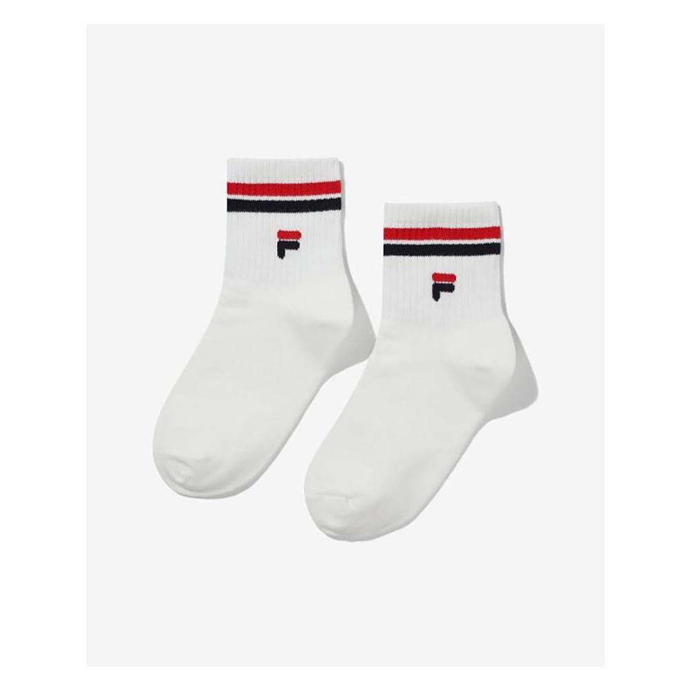 [Fila Kids] F Logo Long Neck Socks  Fk3scF5350x Owh  q0zFk3scF5350xOwh