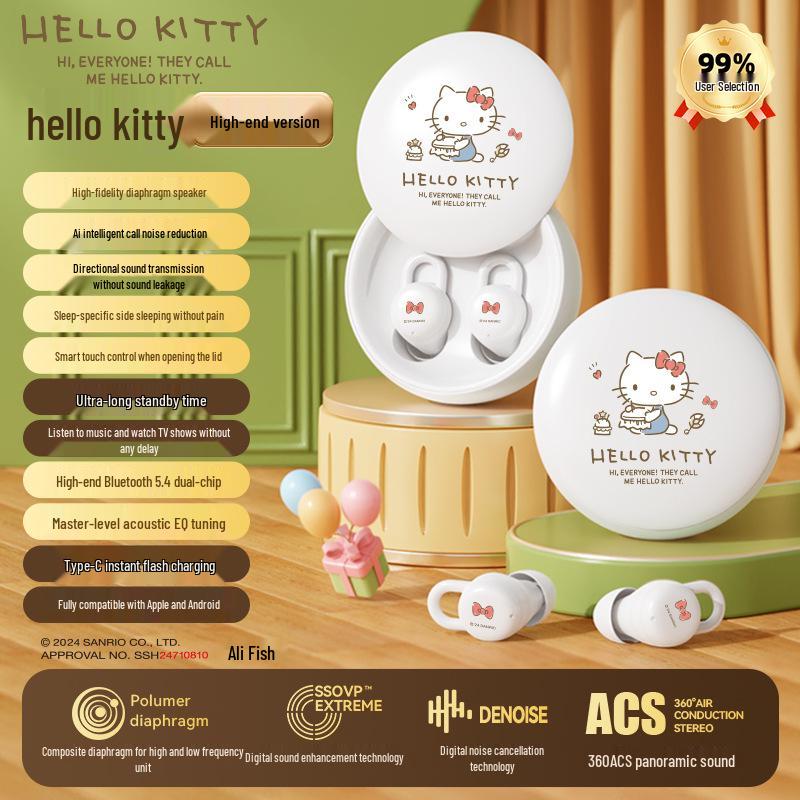 Sanrio Licensed True Wireless Bluetooth Sleep & Sports Earphones
