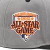 NEW ERA 59FIFTY San Diego Padres Side Patch Two Tone Cap Storm Grey Black MLB Flat Visor ONSPOTZ Exclusive Fitted Baseball Hat Unisex