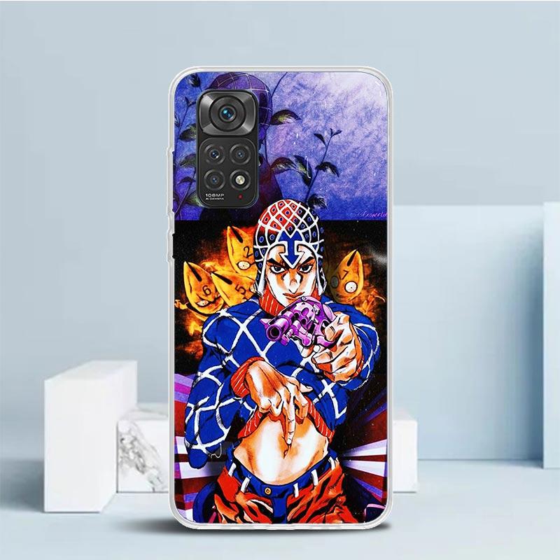 Чехол для телефона JoJo's Bizarre Adventure для Xiaomi Redmi Note 15 14 14S 13 12S 12 Pro Plus 11S 11 11T 11E 10S 10 + Мягкая задняя крышка из ТПУ