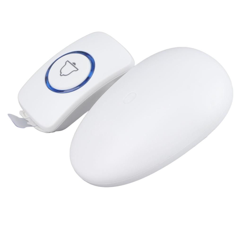 Wireless Doorbell Colorful Flashing Light 57 Ringtone Adjustable Volume for Home