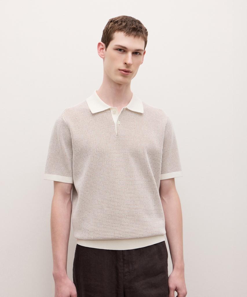 Jilseutyueoteunyuyogmaen Two-Tone Collar Knit - Ivory (Jnsw6B502Iv)