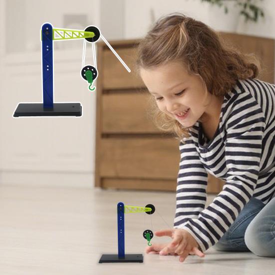 1/2/3 Sets DIY Pulley Block Kit Physical Scientific Experiment Training Aid Kids Students School Science Projects Pulley Learning STEM Toy