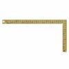 Kinwashi Gold Curved Ruler, 30cm, Thick and Wide, Durable, Ink-Repelling, Easy-to-Read Graduations, GMT-30CKD