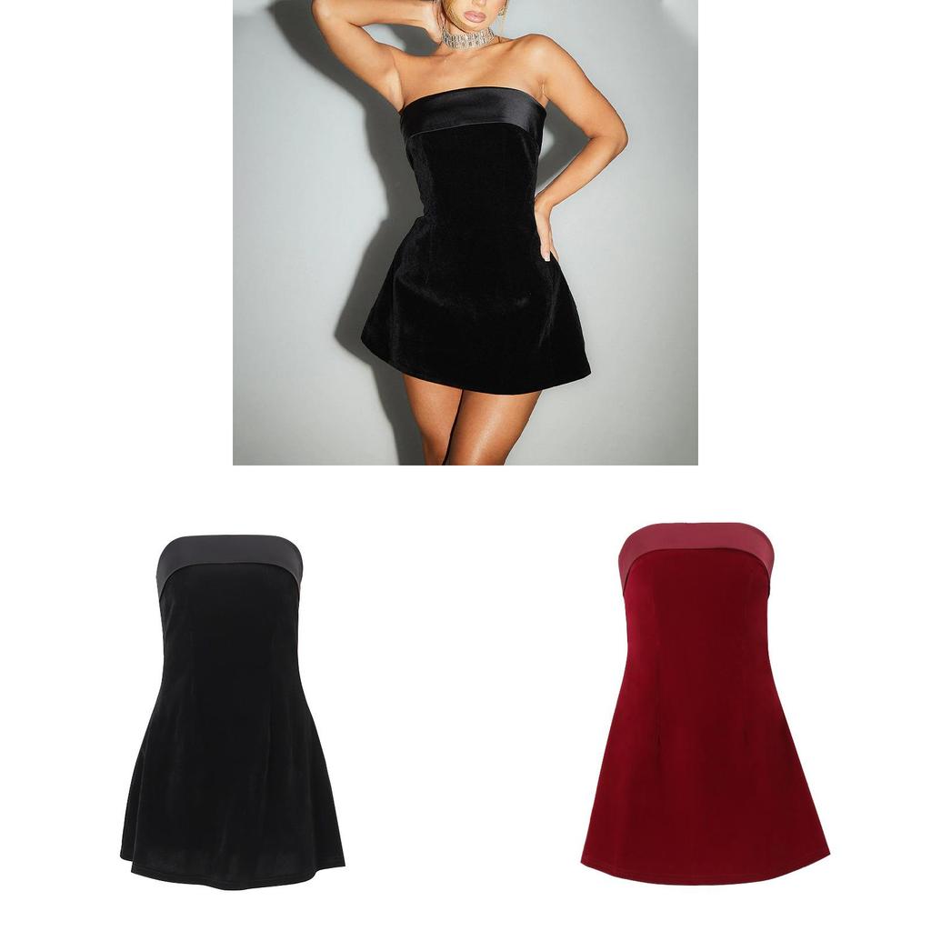 Polyester Spandex Backless Sleeveless Aline Dress For Winter Casual Females