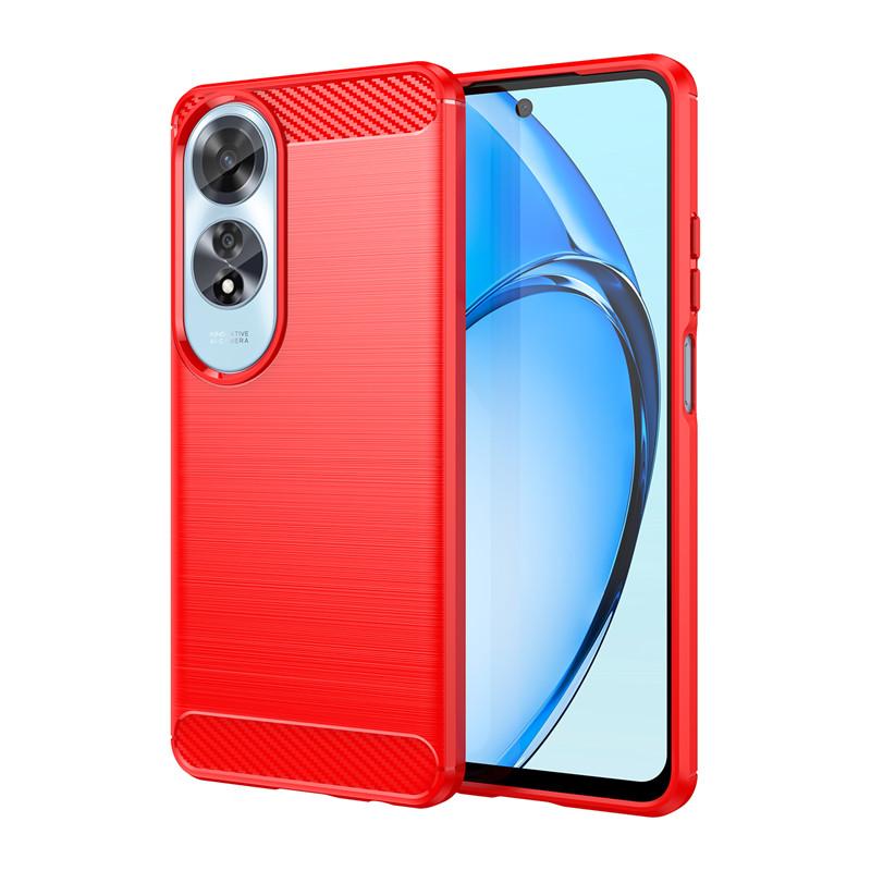 For OPPO A60 Case OPPO A60 Cover Luxury Silicone Bumper Brushed Full Shockproof TPU Protective Phone Back Cover For OPPO A60
