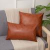 30x50cm Pillow Case PU Leather Pillow Shell Home Decor Throw Pillows Cover  Hotel