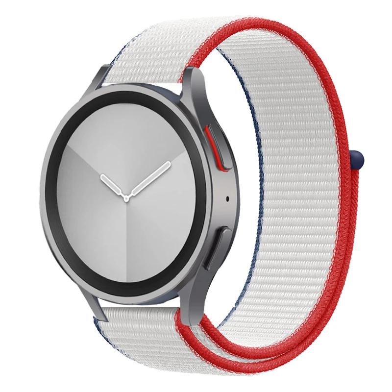 Nylon Loop Band For Samsung Galaxy Watch 6/5/pro/4/Classic/active 2 43-47-44mm 20mm/22mm Sport Bracelet Huawei Gt 4/2/e/3 Strap