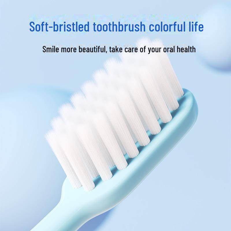 Семейная упаковка из 6 зубных щеток со смешанной щетиной — средней мягкости и жесткости