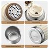 TAFUCO 316 Stainless Steel Dual-Opening Insulated Mug