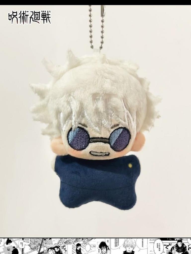 Новый Jujutsu Kaisen Годжо Гэто 10 см Хлопковая Плюшевая Брелок-Кукла Подвеска Игрушка Подарок