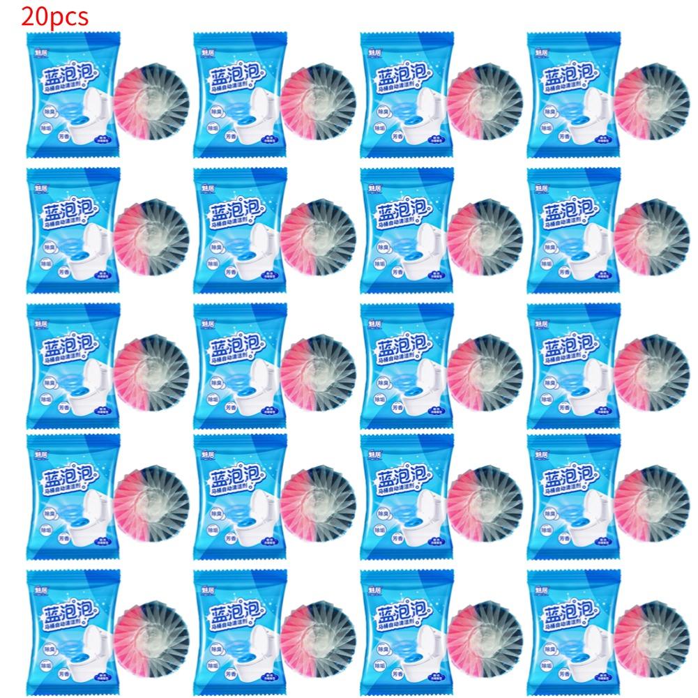 Toilet Tank Cleaners Drain Tank Rose Fragrance Tablet Freshener Deodorization Stain Remover Bathroom Agent Lasting Freshness