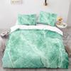 Marble Duvet Cover Set King/Queen Size White Gold Abstract Marble Texture Printed Bedding Set Abstract Polyester Quilt Cover