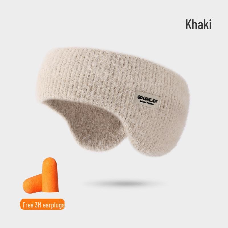 DEZ43 Унисекс ветрозащитные вязаные шерстяные бархатные наушники - Модные осенние и зимние наушники