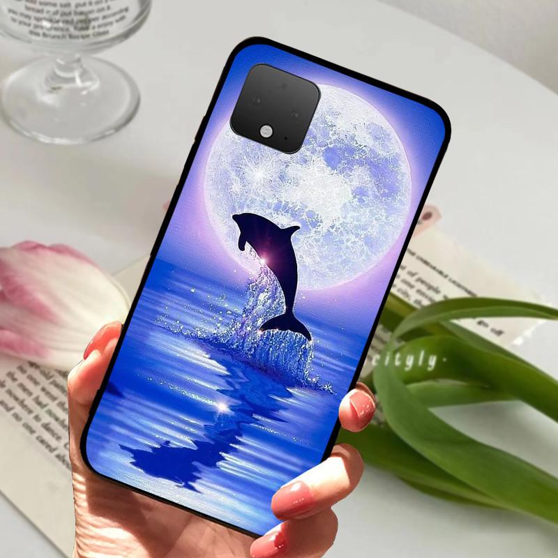 Чехол для Google Pixel 4A 5G Силиконовый Мягкий ТПУ Черный Чехол для Телефона Для Google Pixel 5 XL 5G Защитный Fundas Чехлы Роскошный Coque