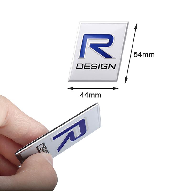 Aluminum Car Body Fender Trunk Decal Badge for Volvo XC60 S60 V40 V50 V60 XC90 S40 S80 C30 XC40 Fender Trunk Styling Decoration