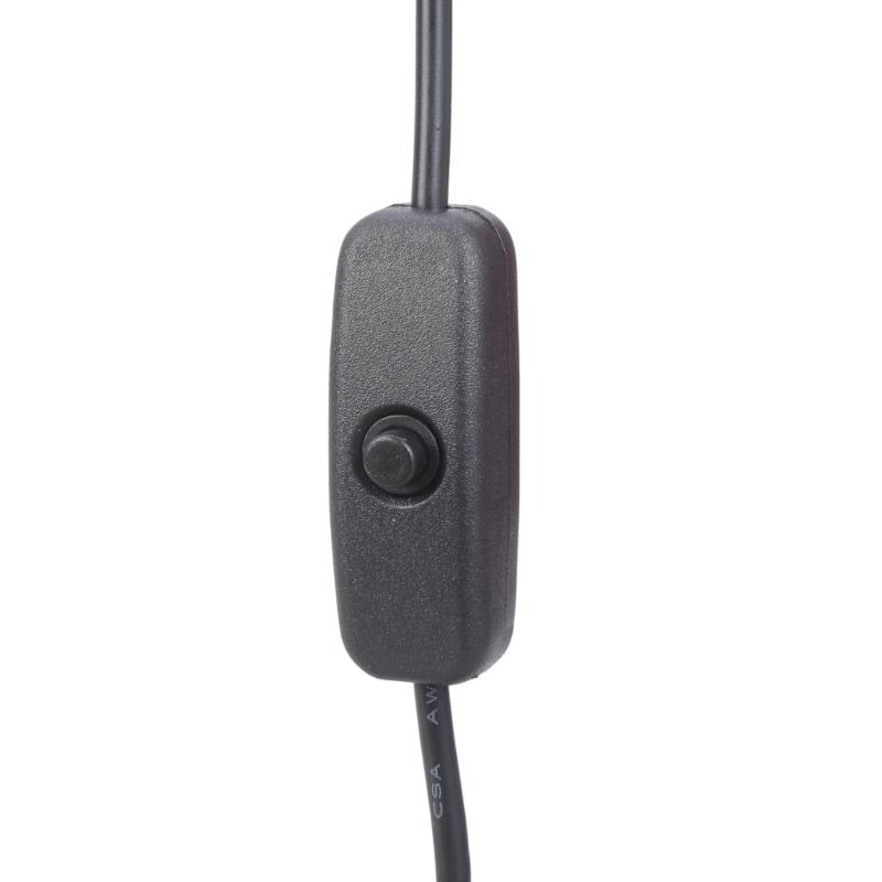 Кабель для зарядки USB Type C - DC4.0x1.7мм 5В с двойным интерфейсом и переключателями для бытовой низковольтной электроники, 120 см