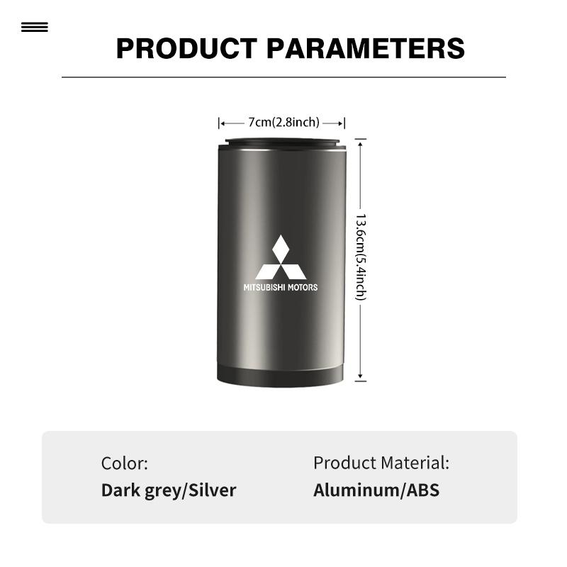 Для автомобиля Mitsubishi Мусорное ведро Органайзер-контейнер Аксессуары-органайзеры из сплава Lancer ASX Pajero Mirage Attrage Xpander Outlander