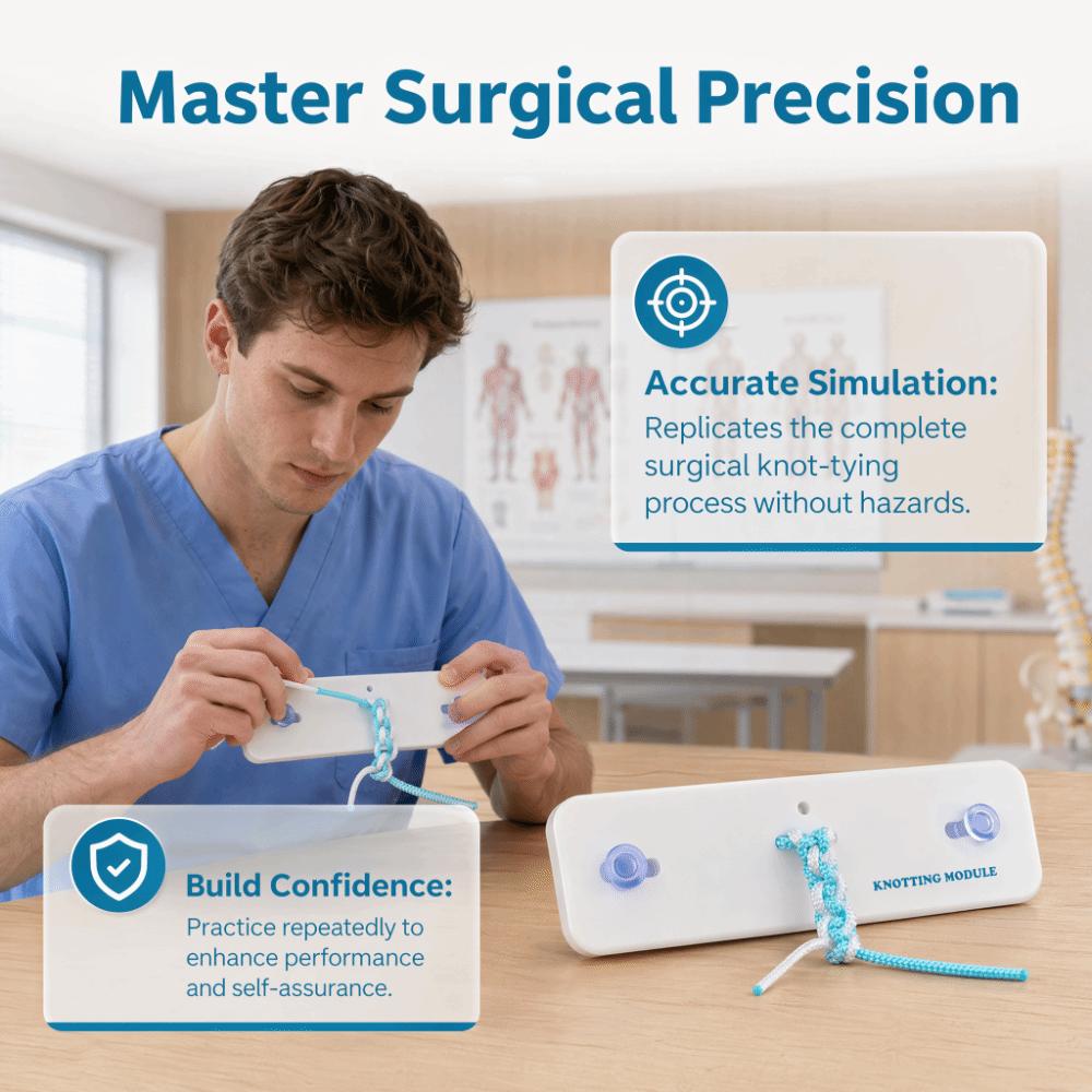 Practice Mold Surgical Knotting Simulator With Rope Teaching Model Teaching