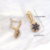 1 пара сережек-капель с кубическим цирконием, серьги с английским замком, модные универсальные женские аксессуары для ушей