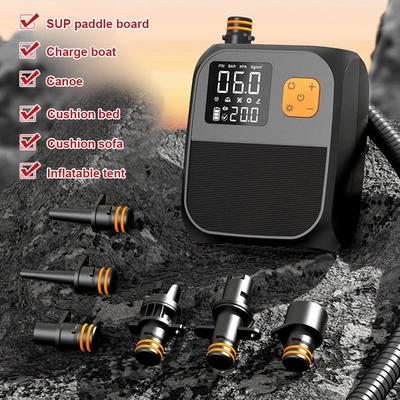 Портативный электрический воздушный насос перезаряжаемый 20PSI SUP насос двухступенчатый электрический насос для накачивания весла для надувных лодок Kaya N6N9