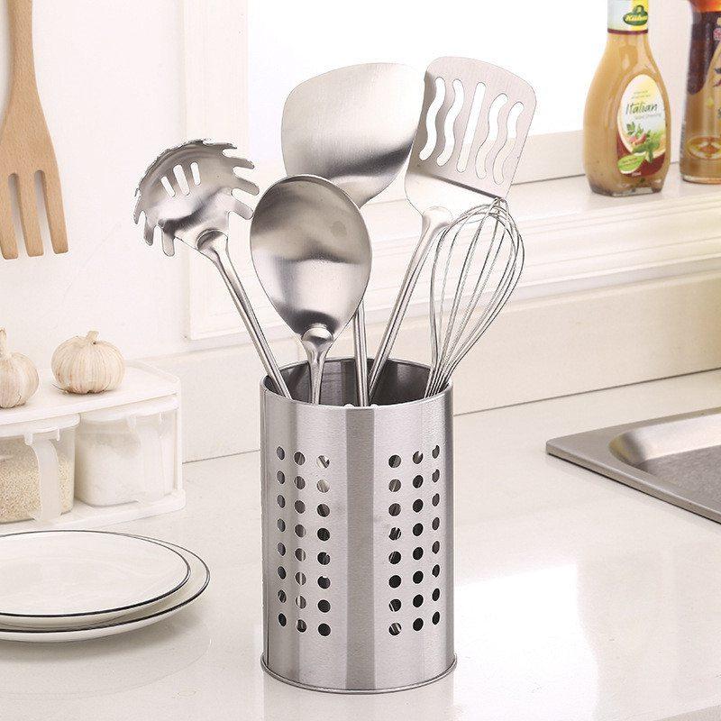Drain Cage Storage Cutlery Stand Drainage Kitchen Tableware Storage Box