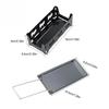 Mini Cheese Raclette Non-stick Coating Candles with Spatula Cook Set Heated Baking Tray Foldable Handle Breadfor Non-stick Cheese Set