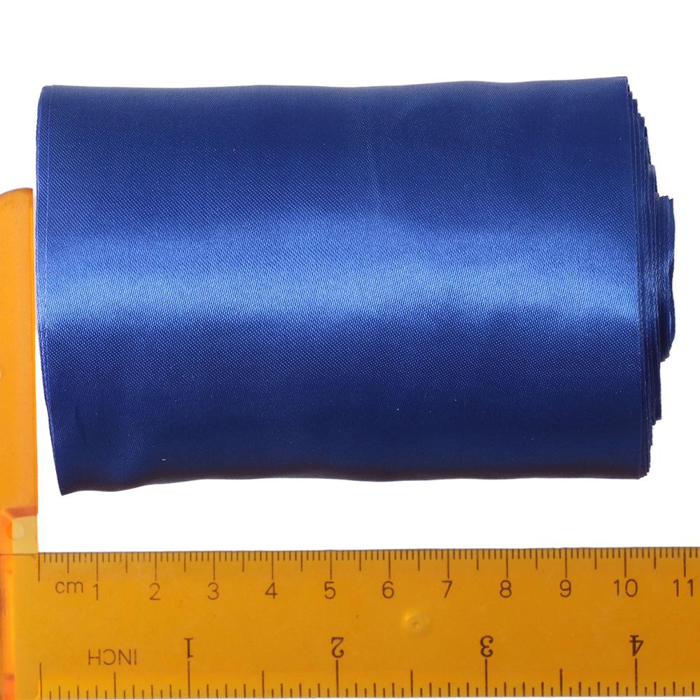 Широкая атласная лента королевского синего цвета, свадебные стулья, праздничные ленты, рождественский фестивальный декор