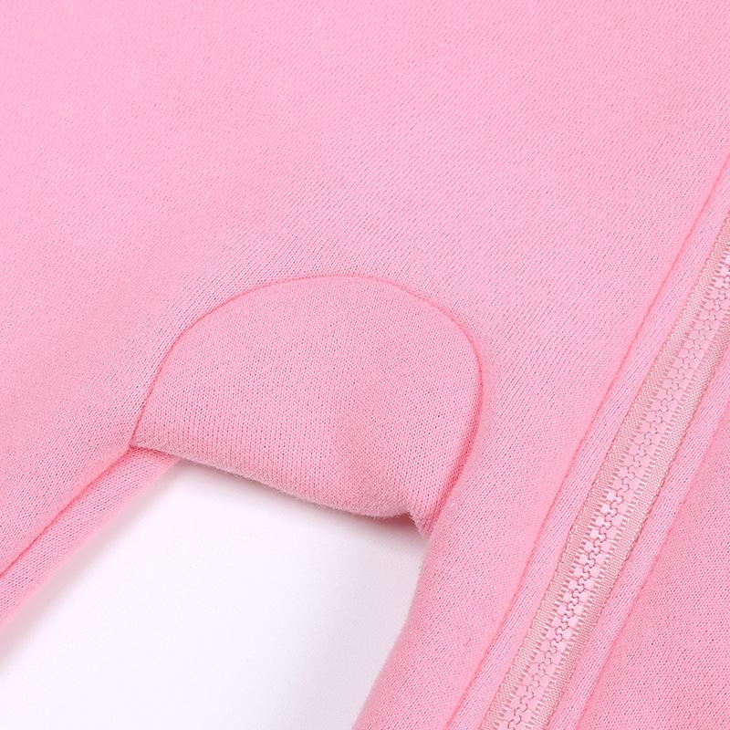 Новые осенне-зимние детские ромперы однотонные детские костюмы мальчики комбинезон комбинезон хлопок малыш девочки с капюшоном одежда