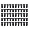 50Pcs Countersunk Cross Screws DIN 965 Black Galvanized Machine Screw Assortment KitM3x 6