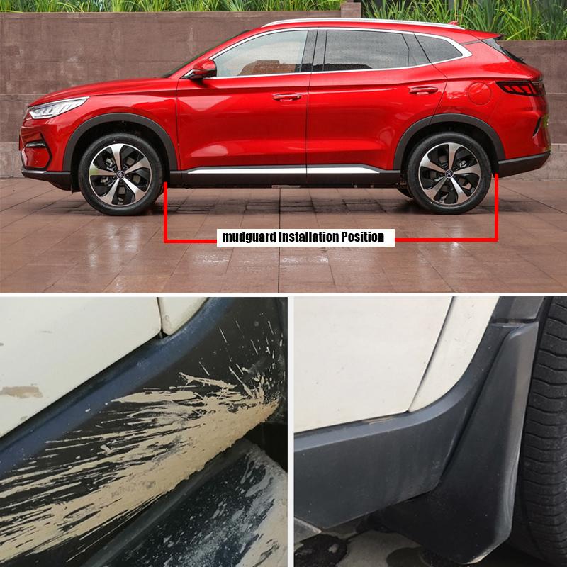 TONLINKER Car Mudguard For BYD SONG PLUS DM-i EV 2022 2023- Front Rear Mudguards Splash Guards Fender Mudflaps