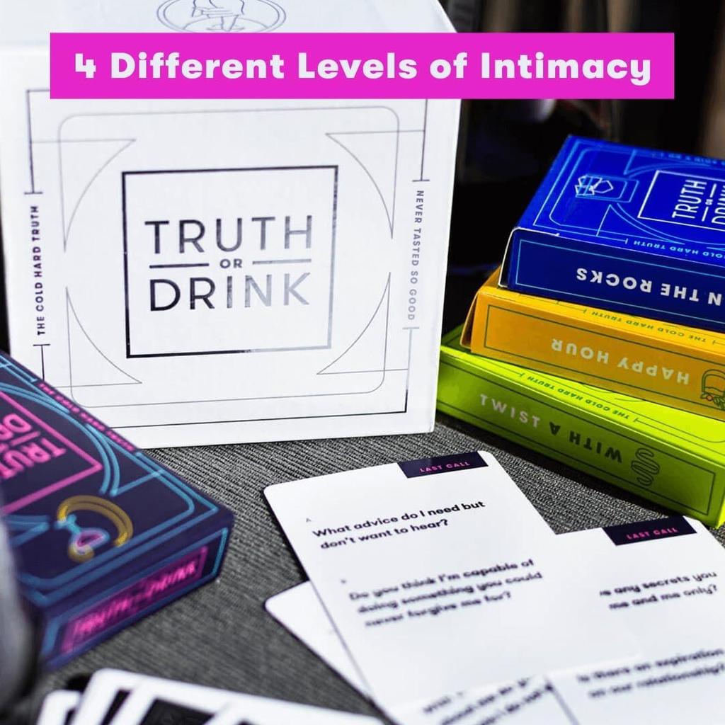 Карточная игра «Правда или напиток» от Cut. Раскройте свой секрет с веселыми и личными вопросами, знаменитая игра для социальных сетей для вечеринок и игровых вечеров