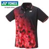 Женская футболка Yonex для игры с коротким рукавом, черная, размер M, (007),