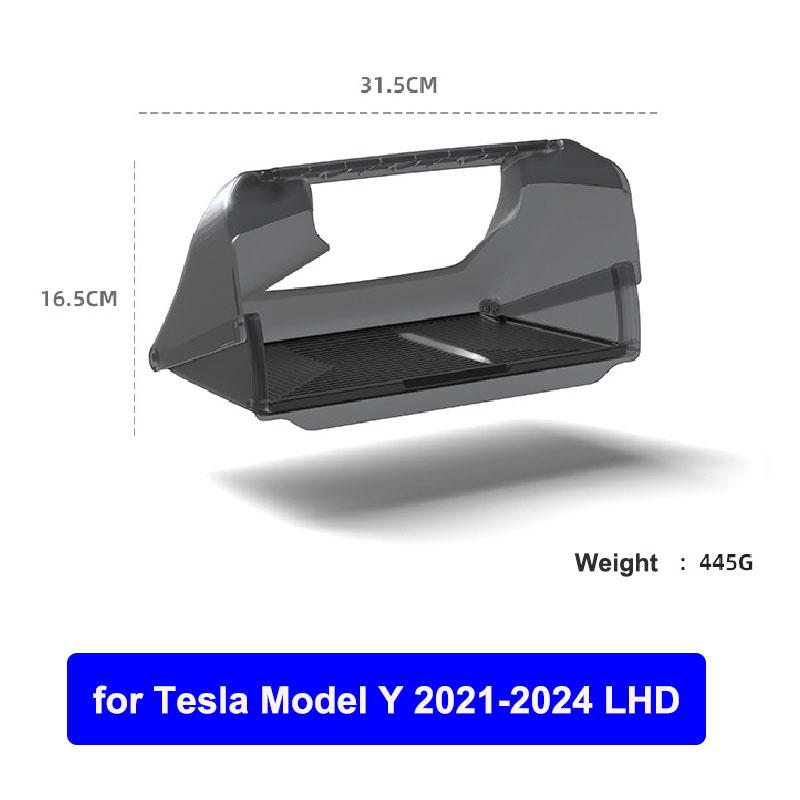 Для Tesla Model Y Juniper 2026 Model 3 Highland 2025 Скрытый ящик для хранения под экраном Органайзер-кейс для центральной консоли за экраном