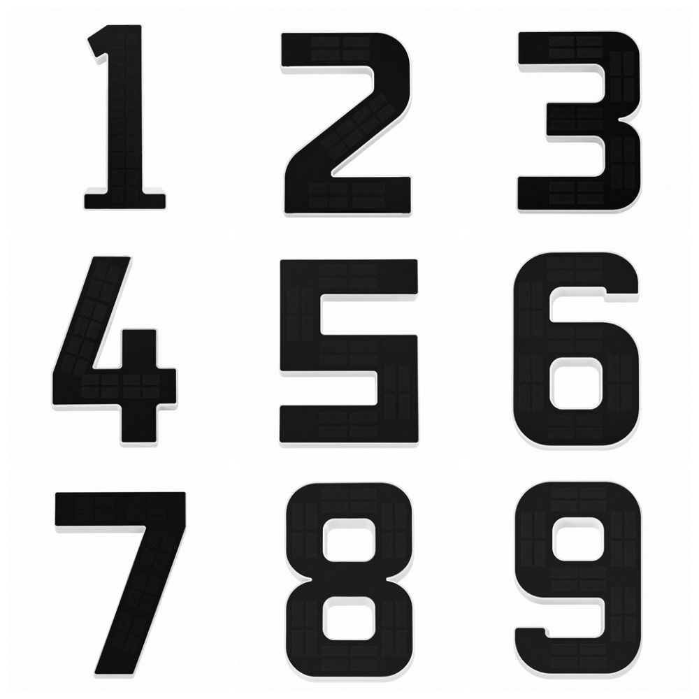 Highlighting LED House Number Plaque 11inch LED Address Numbers Signs  Porch