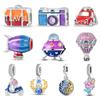Новый Медный Цвет Космический Корабль Путешествие Вокруг Света Подвески Верблюды Бусина Подходит для Оригинального Браслета 3 мм DIY Сувенирная Бижутерия Подарок