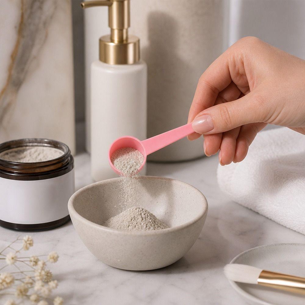 10Pcs PP Plastic Powder Scoop 5g Facial Mask Spoon New Coffee Scoop  DIY Use