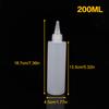 10-1000Ml Empty Plastic Squeeze Dropper Bottle With Screw Cap Semi-Transparent Eyes Liquid Ink Oil Paint Pigment Container