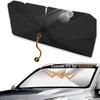 Custom-Fit for Hyundai Windshield Sun Shade Umbrella, 2024 Upgraded Pull Ring Handle Foldable Front Window Cover Sun Visor, UV Rays Blocker, Designed